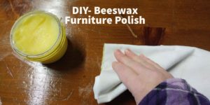 Beeswax furniture polish,