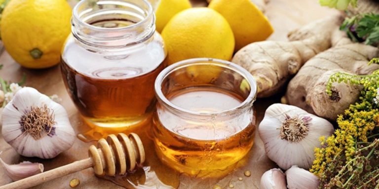 Honey Garlic Lemon Shots for Immunity