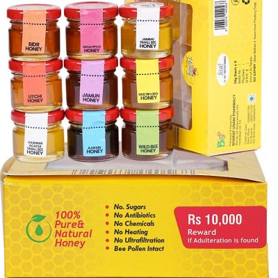 Assorted pack of honey