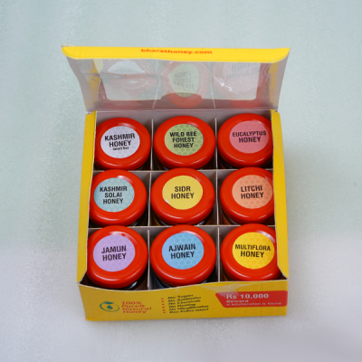 Bharat Honey varieties in small box pack of 9